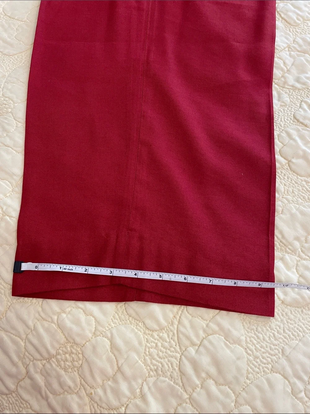 Banana Republic Lena Wide-Leg Red Crimson Trousers Size 4